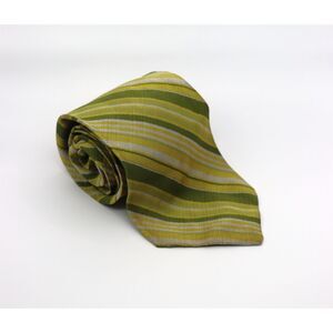Vintage The Man’s Store by Sears Green & Yellow Necktie – Retro Acetate Classic